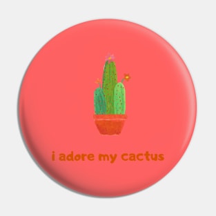 cactus lover Pin