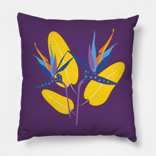 Tropical flowers Pillow