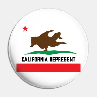 California Represent BBoy Pin