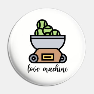 Funny Tennis Love Machine Tennis Player Pin