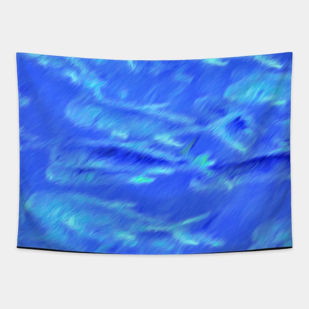 Schooling Fish Tapestry by robophoto