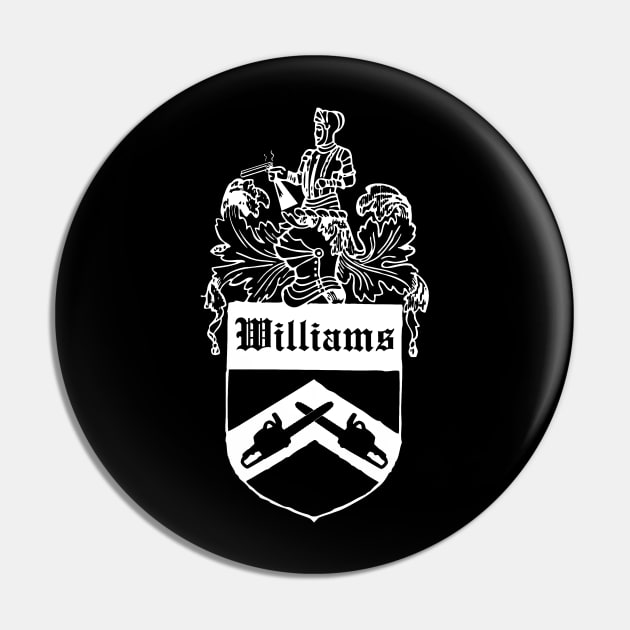 House Williams Coat of Arms Pin by LordNeckbeard