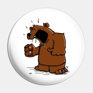 Shouting Bear Pin