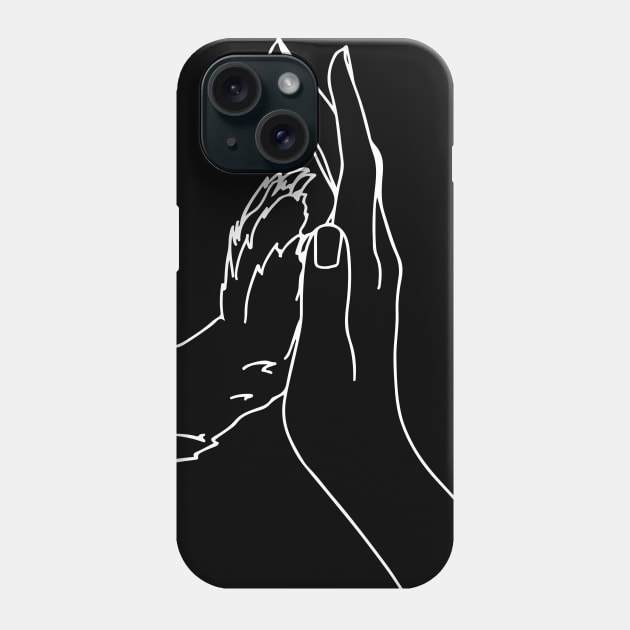 High Paw - Animal Rights Phone Case by Peggy Dean