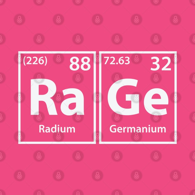 Rage (Ra-Ge) Periodic Elements Spelling by cerebrands