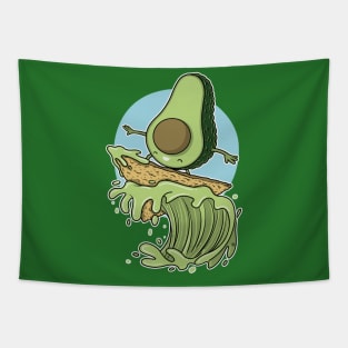 AVOCADO SURFER Tapestry