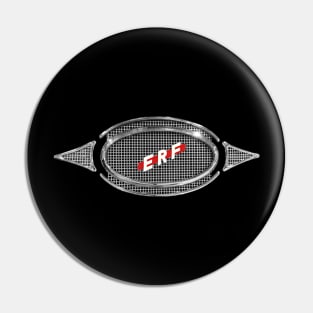 ERF vintage truck grille logo badge Pin