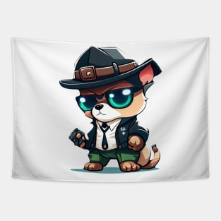 Cute pet, funny pet, boss pet, pirate pet, gangster pet, lovely pet. Tapestry