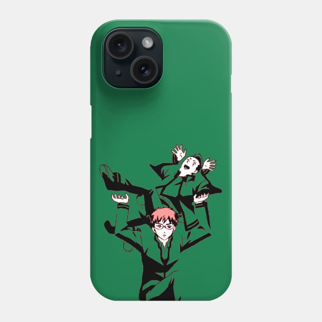 The Disastrous life of Saiki K Phone Case by OtakuPapercraft