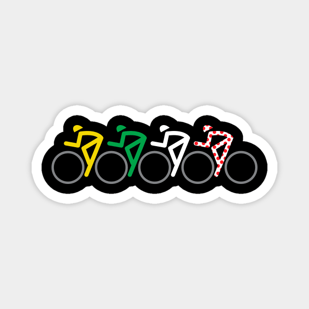 TOUR PELOTON Magnet by reigedesign