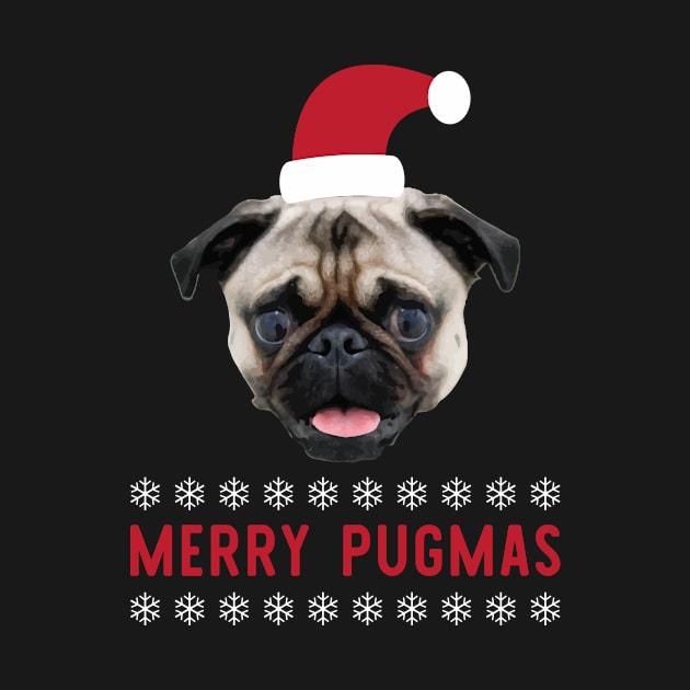 Merry Pugmas by zubiacreative