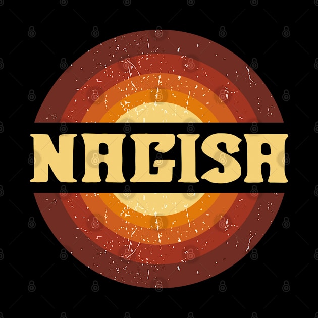 Vintage Proud Name Nagisa Anime Gifts Circle by Amir Dorsman Tribal