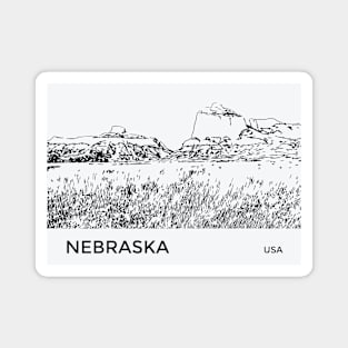 Nebraska USA Magnet
