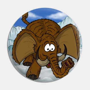 The Woolly Mammoth is woolly! Pin