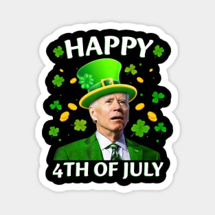 Happy 4th of July FUnny Joe biden Magnet