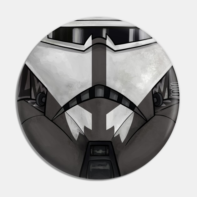 Commander Wolffe Mask Pin by Gloomlight
