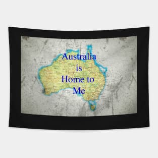 Australia is Home to Me Map Tapestry