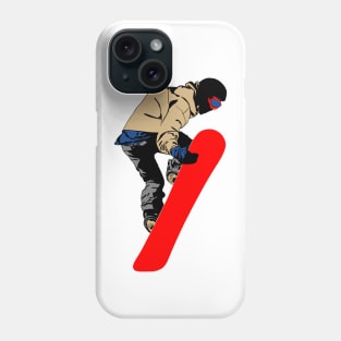 Snowboarder Phone Case