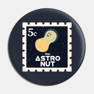 The Astro Nut | Funny Gift Ideas | Space Postage Stamp Pin