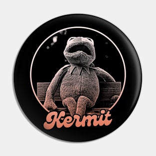 Kermit Muppets // Gradients Drawing Artwork Pin