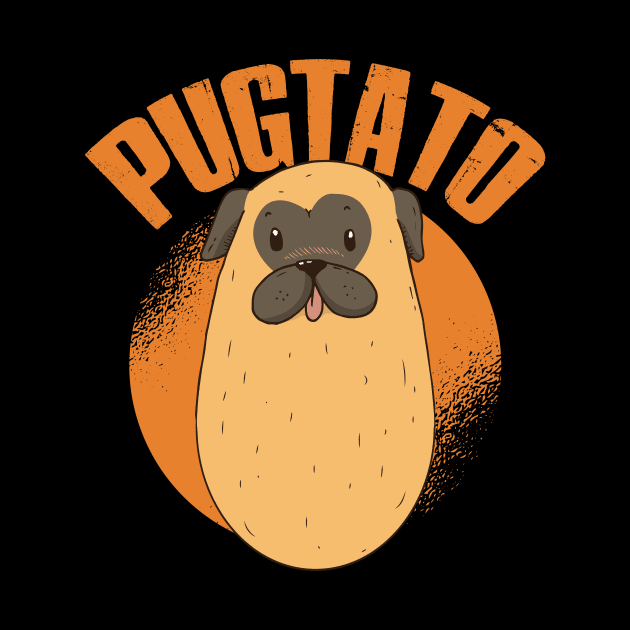 Pugtato Funny Pug Gift by CatRobot