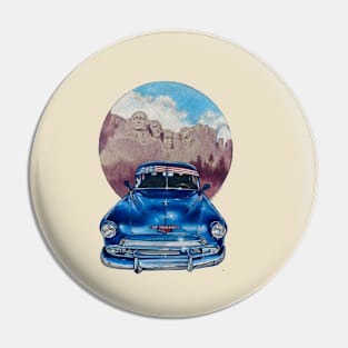 Chevy at Mt Rushmore Pin