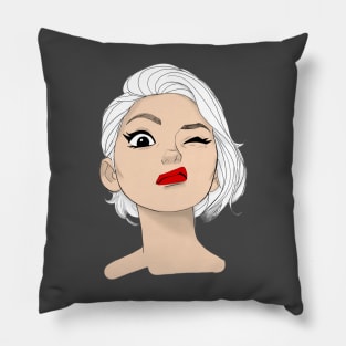 Funny girl Pillow