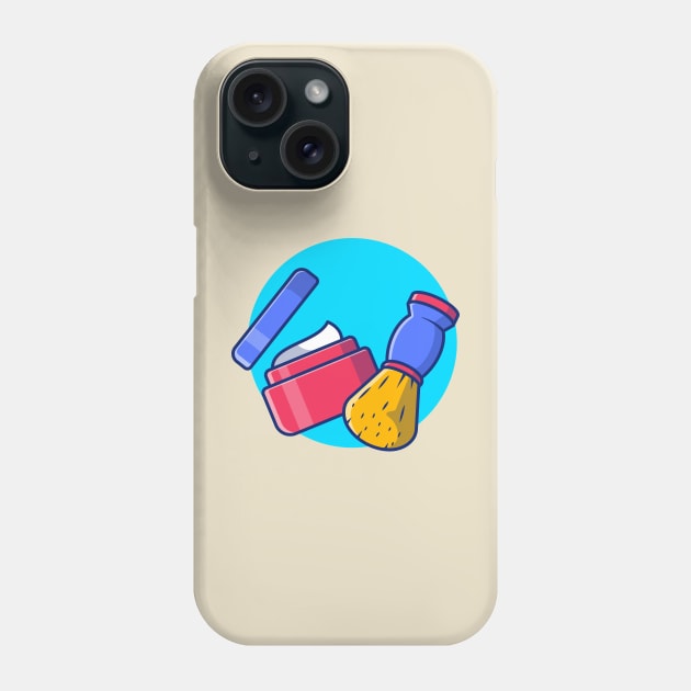 Shaving Cream And Brush Phone Case by Catalyst Labs