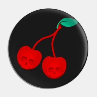 Cherry Skull Pin