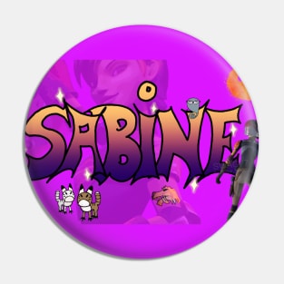 SWR #SabineWren Skater Graffiti v1 Pin