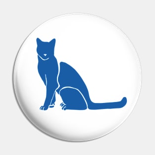 Matisse's Cat Var. 2 in Blue Pin