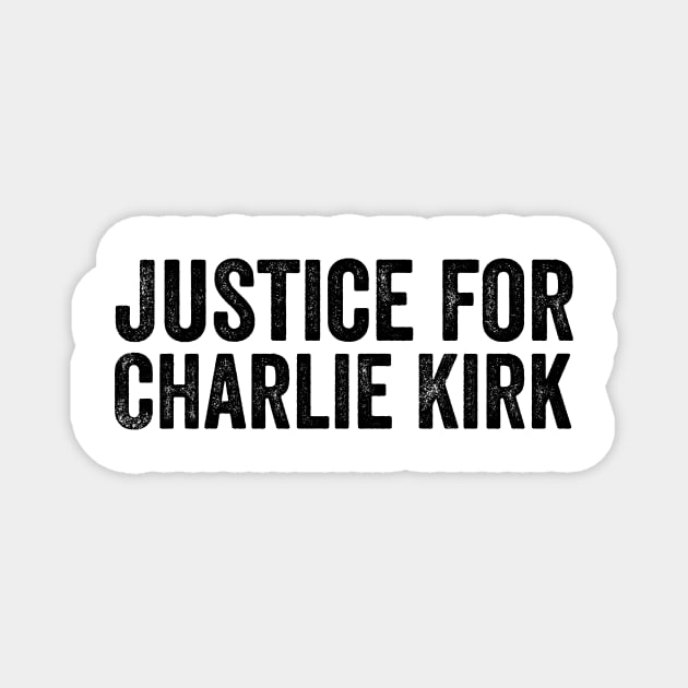 Justice-for-Charlie-Kirk Magnet by ArtistTee ⭐⭐⭐⭐⭐