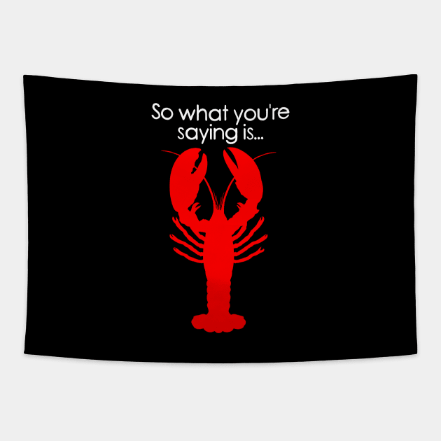 Lobsters Tapestry by Cultural Barbwire