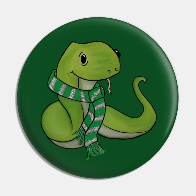 Snake Mascot Pin by sophiedesigns