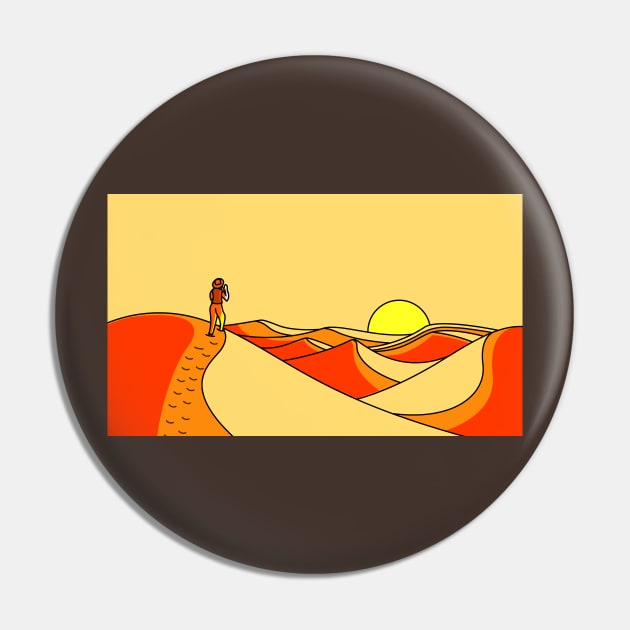 Holiday in Desert Pin by sutrisnodraw