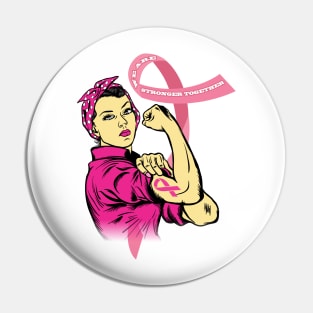 We Are Stronger Together-Ms Rosie The Riveter Pin