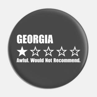 Georgia One Star Review Pin