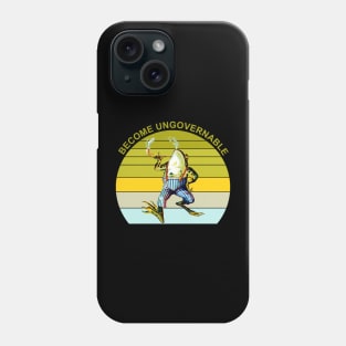 Become Ungovernable Frog Vintage Phone Case