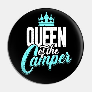 Camping Queen King Camper Couple Outdoor Team Gift Pin