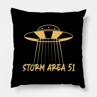 Storm from area 51 Pillow