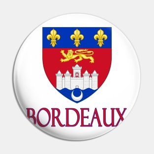 Bordeaux, France - Coat of Arms Design Pin