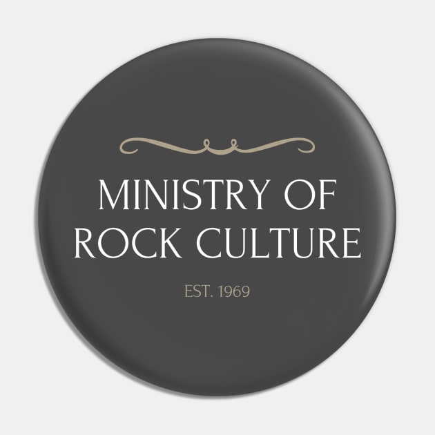 Ministry of Rock culture Pin by LennyMax