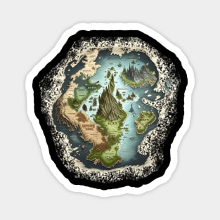 Fantasy Book - Fantasy Map Magnet