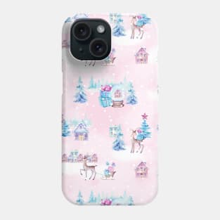 Christmas scene Phone Case