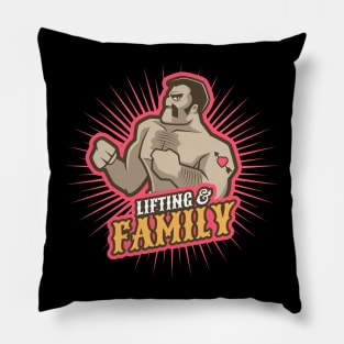 LIFTING AND FAMILY - true passions Pillow