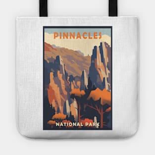 Pinnacles National Park Travel Poster Tote