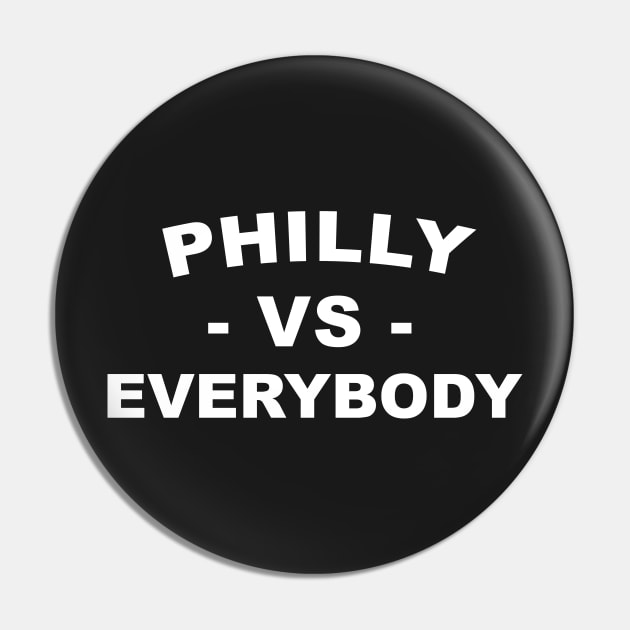 Philly V Everybody Pin by Philly Drinkers