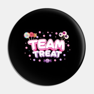 Team Treat Costume for  Trick or Treaters Pin