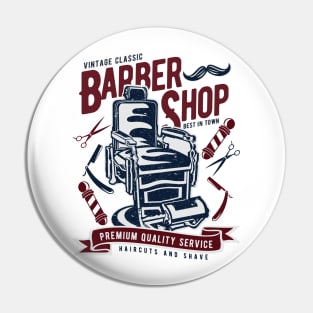 Vintage Barber Shop Pin