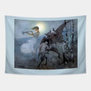 A Moonlight Phantasy - Hilda Hechle Tapestry